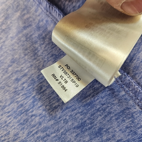 Patagonia Seabrook Violet Blue Midi Slim Fit Dress Womens Size Medium Gorpcore - Picture 9 of 9